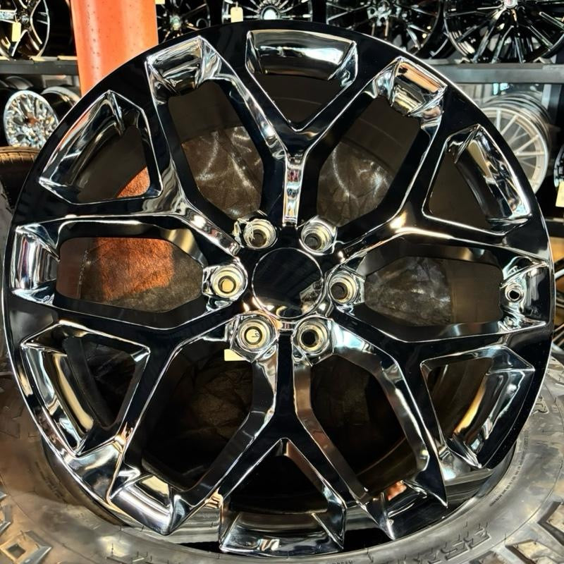 22” Chrome Snowflake