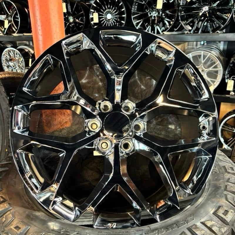 22” Chrome Snowflake