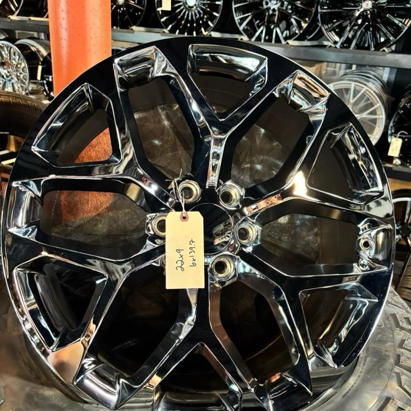 22” Chrome Snowflake
