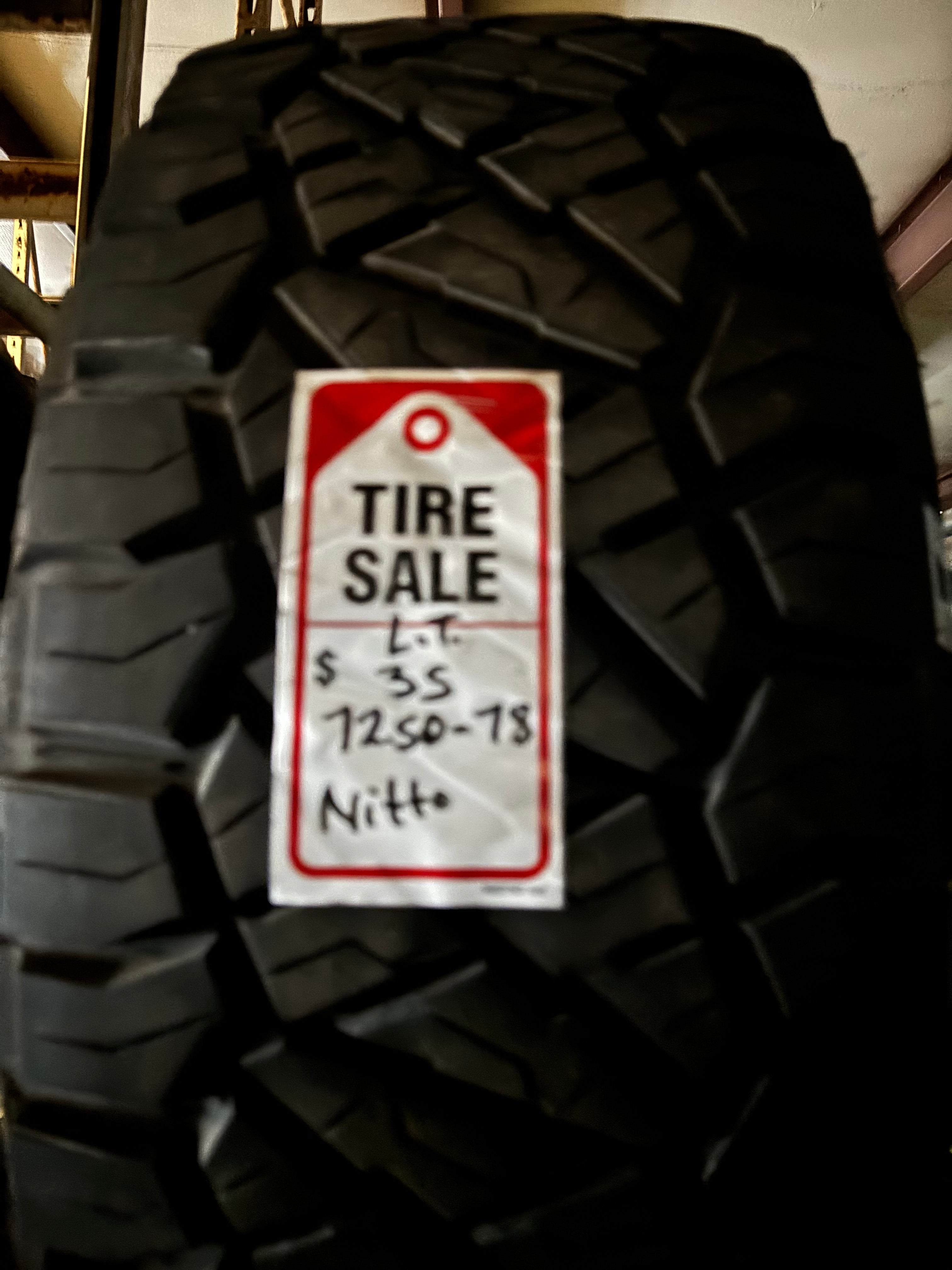 Used: Nitto Ridge Grappler LT 35X12.50R18